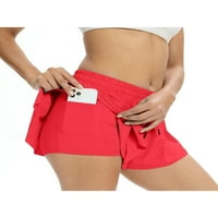 Flowy Atletski kratke hlače za ženske teretane joga vježbanje trčanja biciklističko spande leptir tenis
