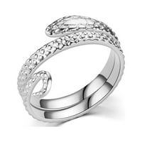 Loopsun prstenovi modni otvoreni prstenovi Ljubavni angažman prstenovi dame angažovanje vjenčanih nakita pokloni godišnjica rođendana za žene za žene djevojke supruga mama dame je
