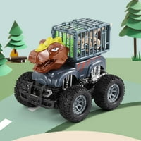 Djeca Veliki dinosaur Automobili Inženjeri na prijevoz s prijevoznim igračkim igračkama Dinosaur Dječji