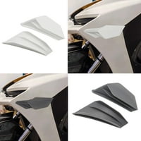 UPOSAO ljepljivi motocikl Winglet Pair Universal ABS motocikl Winglet Aerodinamički komplet krila zelena