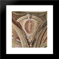 Scene od alegorija kardinalnih vrlina uokvirenih umjetničkih tiska Agnolo Bronzino
