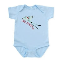 Cafepress - Oklahoma Body odijelo - Baby Light Bodysuit, Veličina Novorođenčad - meseci