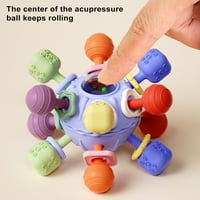 Kainuan Colorful Baby igračka za bebe Senzorna kugla za djecu TEACH TOY Šarena senzorna kugla za sigurnu