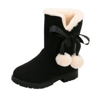 Dječja cipela za djecu Dječje djevojke princeze cipele Bowkont pamučne čizme čizme za snijeg