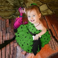 Mortilo Girls Haljines Toddler Caveman Girls Bones Historical CaveGirl Mesh Tulle Outfits i majka zelena