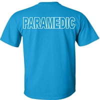 Fair Game Paramedic majica Hitna medicinska grafika Tee-Sapphire-2x