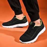 Vuče muške mreže čipke up trenere fitness hodanje trčaju sportske tenisice casual cipele