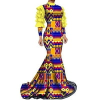 Bintarealwa Plus sizene duljine afričke ženske stranke haljine WY9410
