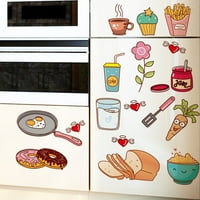 Slatki crtani uzorak frižider kuhinja kućna dekoracija 40 * zidne naljepnice