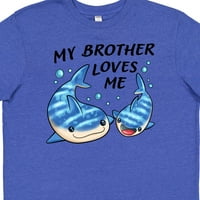 Inktastic moj brat voli majicu mladih morskih pasa