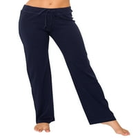 Ettellut - Ženski joggeri pidžama - udobne pamučne hlače - Navy l