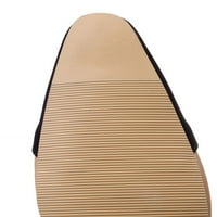 B91XZ Walking Sandale Žene Ljeto Novo šiljasta gusta peta plitka usta Velike veličine Kontrast boja