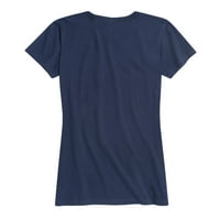 Instant poruka - Nisam kratka samo ELF veličina - grafička majica za žensku majicu kratkih rukava