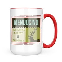 Neonblond National Us Forest Mendocino National Fored krijumčara za ljubitelje čaja za kavu