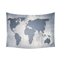 Cadecor tapisestrija mapa svjetske mape pozadinska pozadina tapiserija Držite dnevni boravak umjetnosti