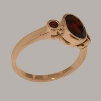 Britanci napravio 9K ružičastog zlatnog originalnog prirodnog prstena za izjavu o ženskom žljubu - veličine
