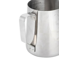 HAOFY 550ml od nehrđajućeg čelika za kafu mlečne šalice za pecanje sa mjernim oznakama, pjenastim šalicama,