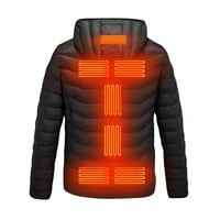 USB električni grijani kaput jaknu s kapuljačom grijaći prsluk zimski topliji muškarci
