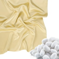 Piccocasa Momme svilena jastučnica sa zatvaranjem koverte, u boji šampanjca