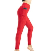 Tawop Womens Stretch Yoga Tajice Fitness Trčanje Teretana Sportska dužina Aktivne hlače Istepene hlače
