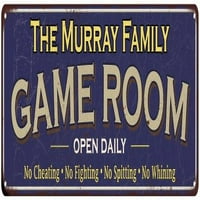 Murray Family Blue Game Game Metal Sign 108240037400