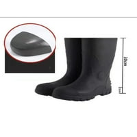 Rocmi Womens Radne čizme čelične nožne cipele s kišom Vodootporne sigurnosne cipele Unise udobnost PVC