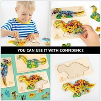 Setovi djeca dinosaur slagalice igračke drvene digitalne blok igračke edukativne igračke