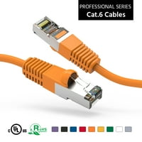 4ft mačja zaštićena Ethernet mrežom za pokrećeno kabel narančasto, pakovanje