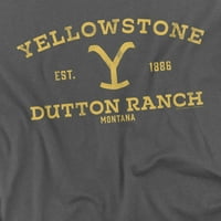 Yellowstone DUTTON Ranch jednostavna ženska majica u obliku kotlene