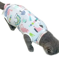 Hirurško odijelo za oporavak, mali teacup pas Chihuahua Yorkie Puppy CAT odjeća-cambridge, medicinski kućni ljubimac Hirurški odijelo - m