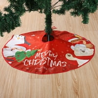Jiaroswwei lijepog izgleda suknje sa drvećem okruglo flanel ukrasnog božićnog izvrsnog jastučića za