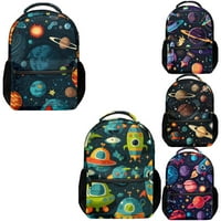 Svemirska planeta Casual Set Rezervirajte Novost Novost Print Travel Bag sa bočnim džepovima za dječake Dječje djece