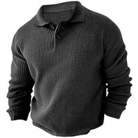 GUBOTARE zimski džemper za muškarce džemper džemper rebrasti plemić obrezan pleteno partirano moderno