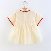 ROVGA haljine za djevojčice Djevojke Djevojke kratkih rukava Haljina cvjetna princeza haljina modna odjeća