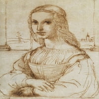 Polovni portret od ženskog postera otiska Raphael Raphael