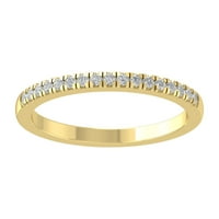 Araiya 10k žuti zlatni dijamantni prsten, veličina 6.5