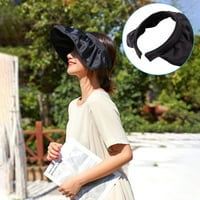Prazan šešir sklopivi sunčani šešir veliki rudni plaža Creative UV zaštita hat kosa za žene na otvorenom