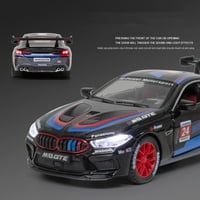 Diecast Model Auto simulacija automobila za igranje automobila sa zvučnim svjetlom za BMW GTE