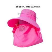 Dame Sun Hats Zaštita od sunca za zaštitu sunca ljeto Podesiva ljetna na otvorenom jahanje plus veličine