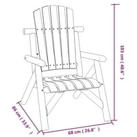 Htovila patio set od punog drveta