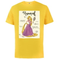 Disney zapetljana Rapunzel Fashion Callouts Majica - pamučna majica kratkih rukava za odrasle - prilagođeni suncokret