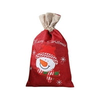 Jikolililili božićni poklon torba za božićne večeri poklon torba Apple Torba Creative torbica Santa Snowman Candy Bag božićni ukrasi