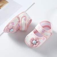 Zuwimk Toddler Djevojke Sandale, djevojčice Ljetne sandale sa cvjetnim mekim potplatom prve šetačke cipele Z01-ružičasto, 12