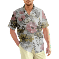 Flower Fashion Beach Shirt Majica Muška majica kratkih rukava HAVAJSKA KOŠARKA TOP PLAŽA, D-M