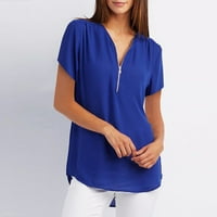 Košulje za žene labave ležerne košulje sa zatvaračem TOWS TEE bluza majica v Ladies Top Womens Women Bluza
