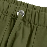 HANAS Kvalitetne meke posteljine za muškarce Ležerne prilike na otvorenom Hlače Trendy Kupovina Četverosezonske hlače Army Green, 4XL