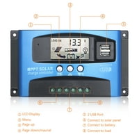 60A solarni kontroler Dual USB LCD displej Auto solarni regulator ploče