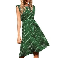 Padort haljine za ženska tunika Top Swing majica Labava haljina haljina za plažu zelena, m