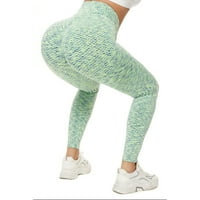 Workout Hlače Žene Yoga hlače Modni rastezanje Yoga Tajice Fitness Trčanje Trgovina teretane Hlače Green S