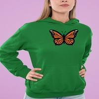 Monarch Leptir Art Hoodie Žene -Image by Shutterstock, Ženska 4x-velika